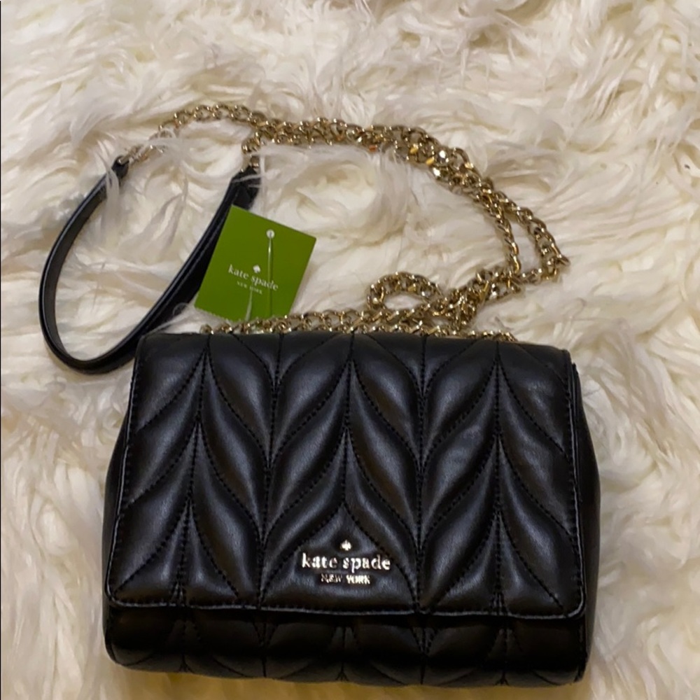 Kate Spade Mini Emelyn Briar Lane Quilted Black
